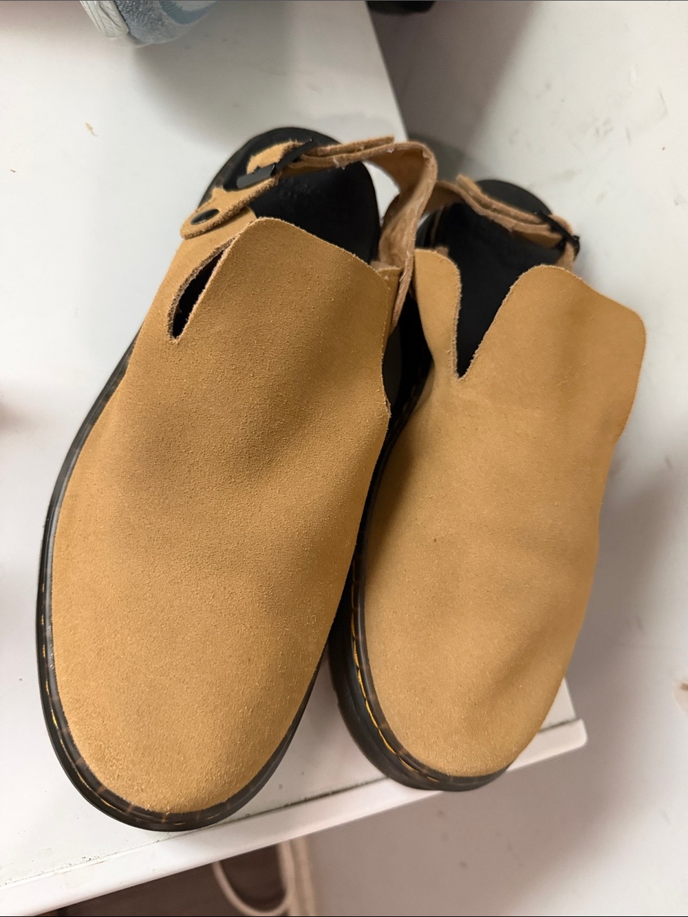 Dr. Martens Carlson Suede Slingback Mules Men’s Size 9